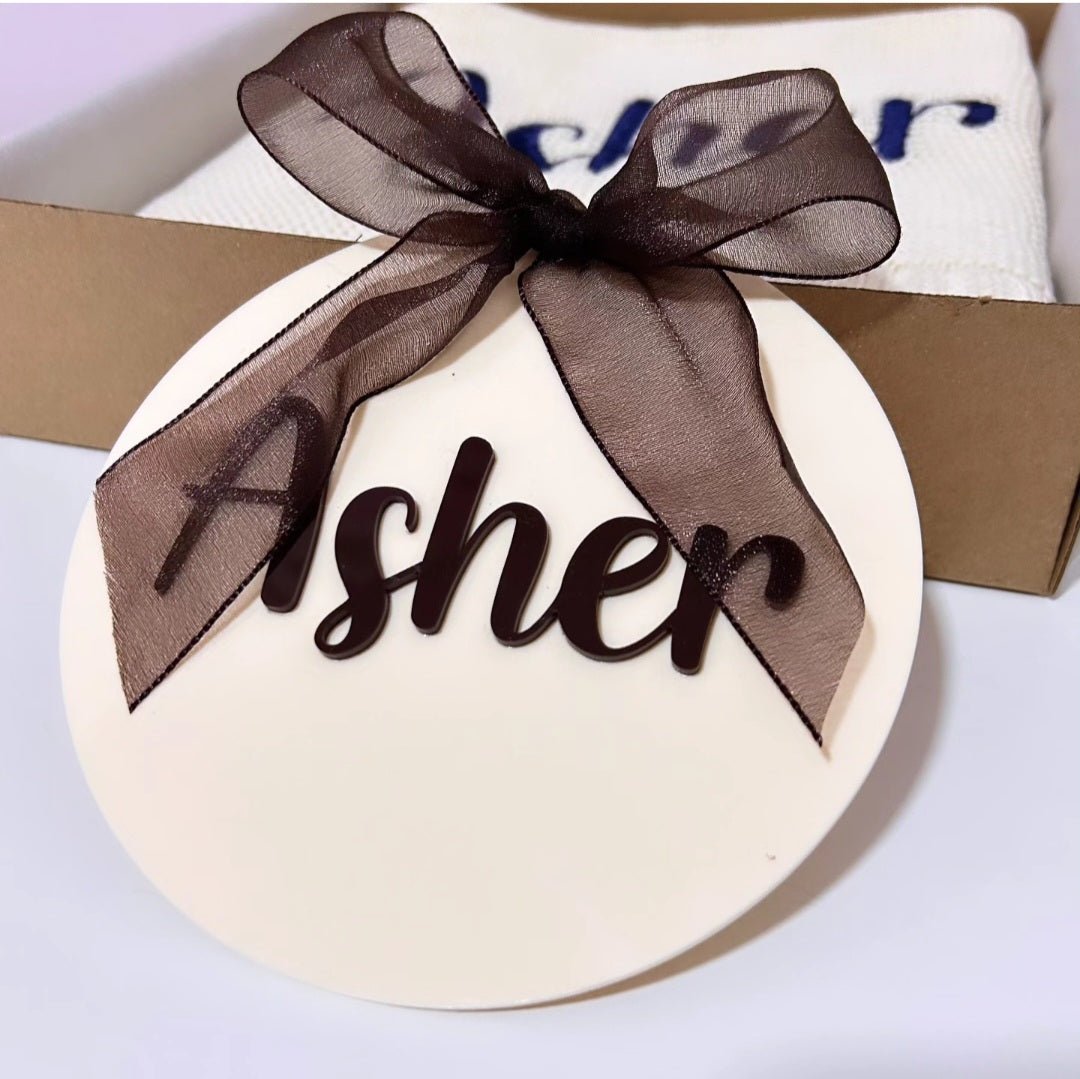 Birth Announcement Plaque - BOBO BOUTIQUE
