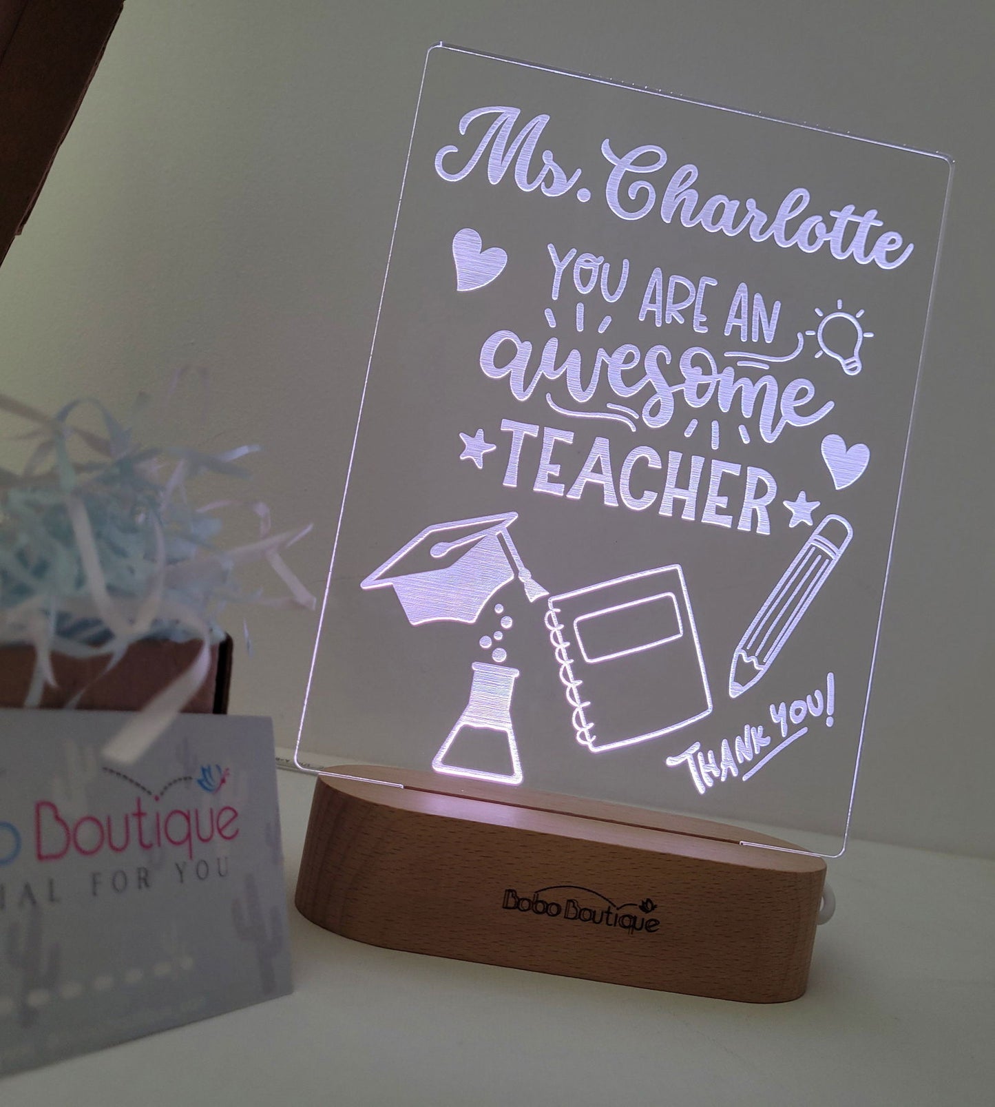 Teacher Gift - Awesome Teacher - BOBO BOUTIQUE
