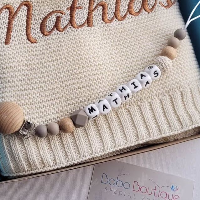 Personalized Pacifierclip Holder