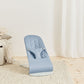 BabyBjörn Bouncer Bliss, Woven, Petal Quilt, Blue - BOBO BOUTIQUE