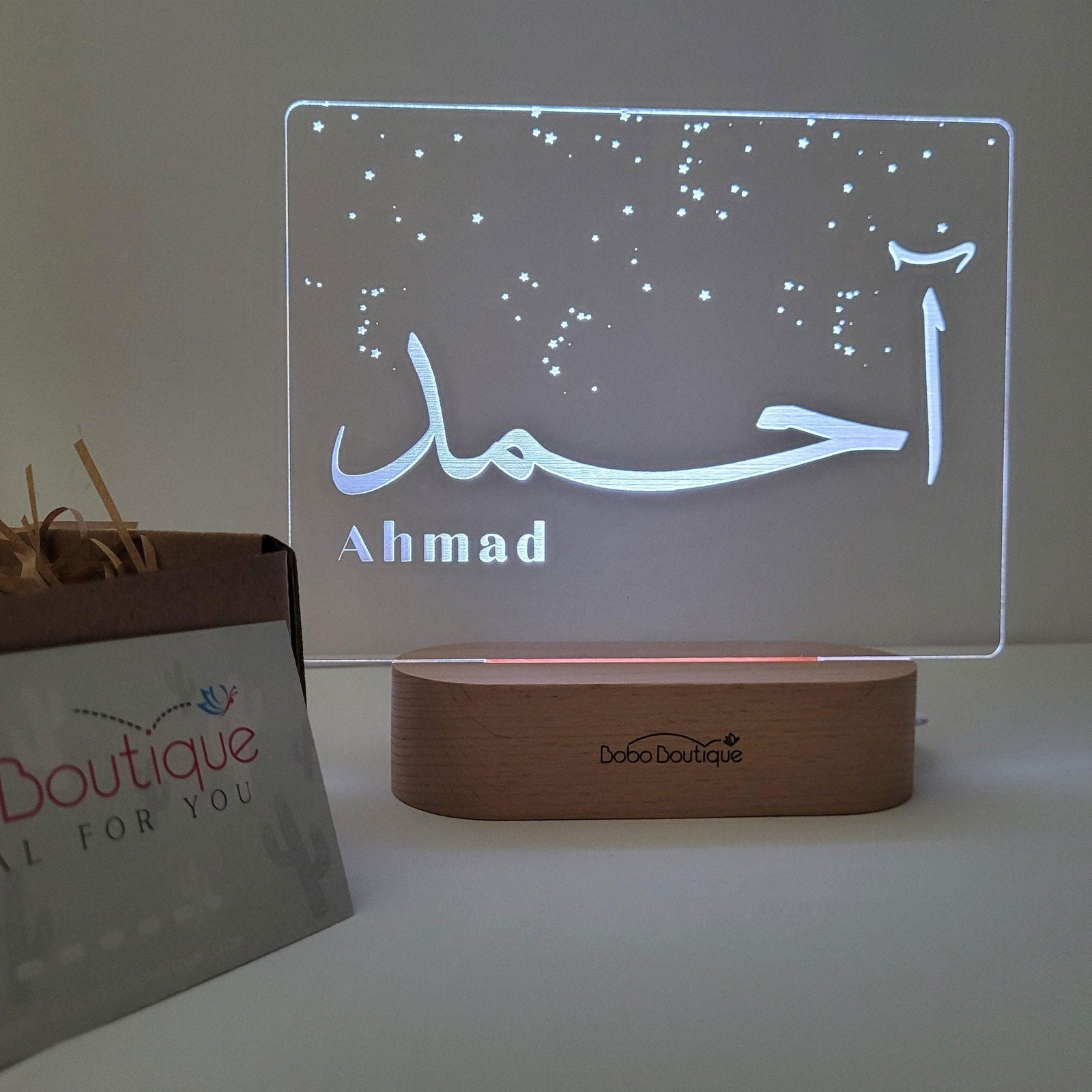 Arabic/English Script - Stars - BOBO BOUTIQUE