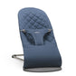 BabyBjörn Bouncer Bliss, Cotton, Classic Quilt, Midnight Blue - BOBO BOUTIQUE