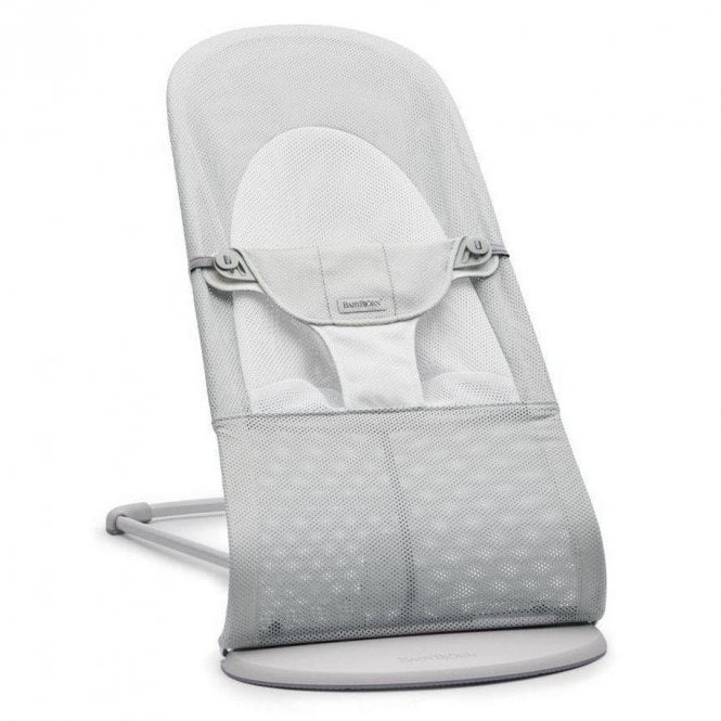BabyBjörn Bouncer Balance Soft, Mesh, Silver/White - BOBO BOUTIQUE 