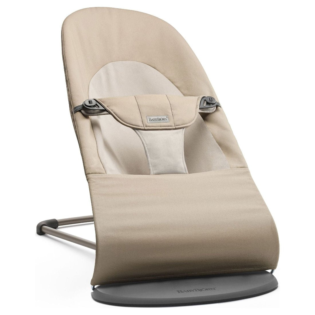 BabyBjörn Bouncer Balance Soft, Woven, Khaki/Beige - BOBO BOUTIQUE 