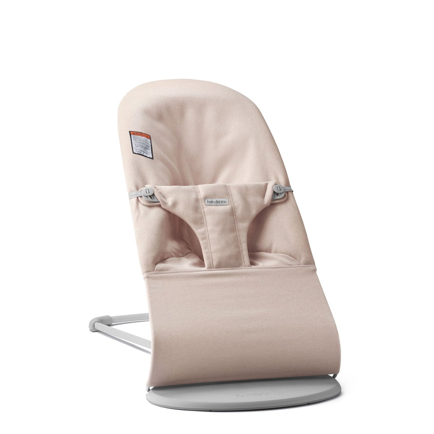 BabyBjörn Bouncer Bliss, Woven, Light Pink Mélange - BOBO BOUTIQUE