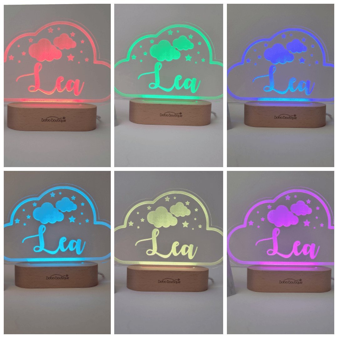 Cloud Night Light - Stars - BOBO BOUTIQUE