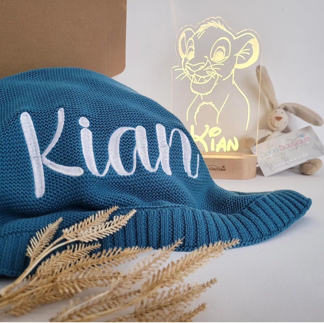Gift Box - Customized Blanket With Night Lamp - BOBO BOUTIQUE
