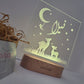 Personalized Night Light - Moonlight Cute Deer - BOBO BOUTIQUE 