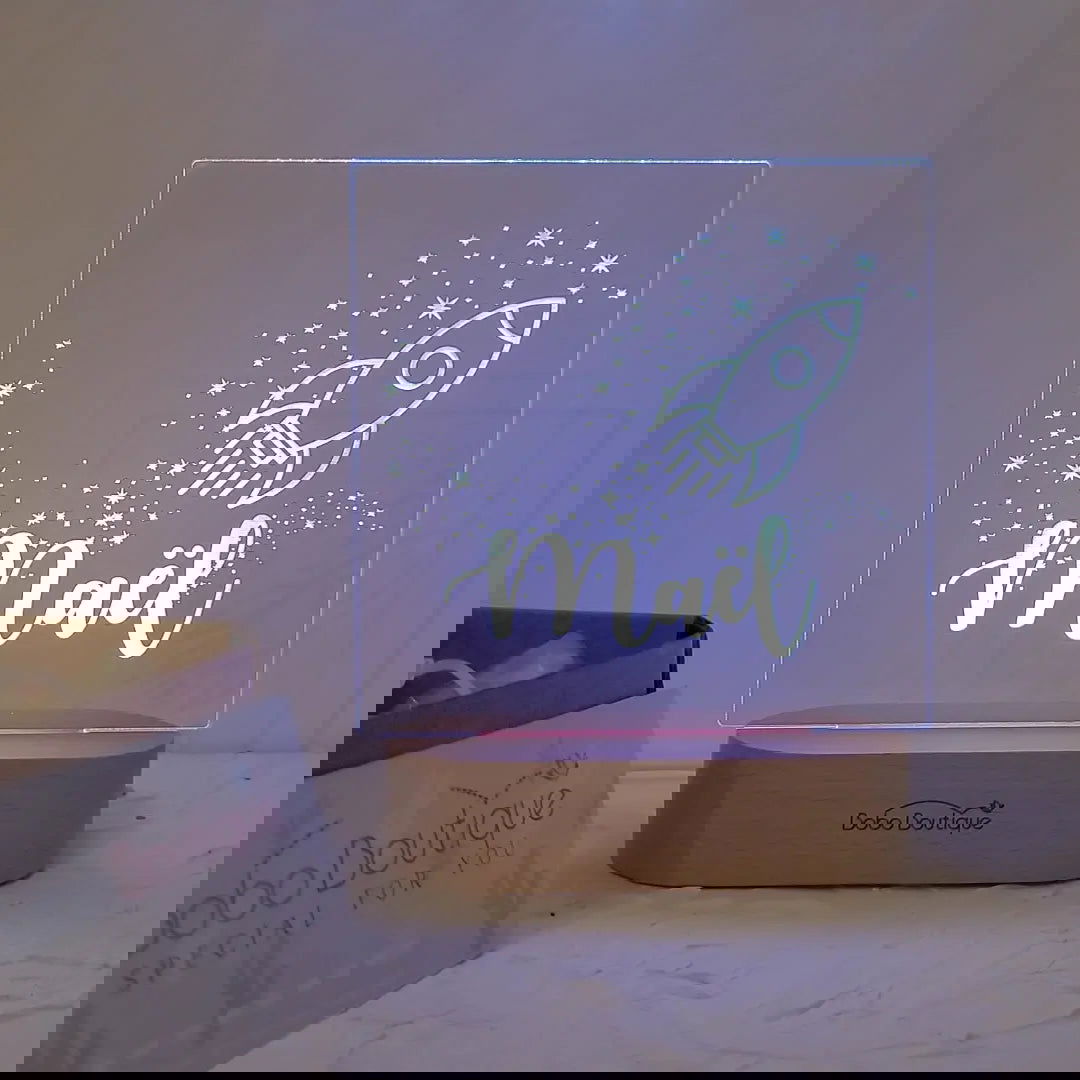 Personalized Night Light - Space Design - BOBO BOUTIQUE 
