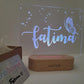 Personalized Night Light - Stars Butterfly - BOBO BOUTIQUE 