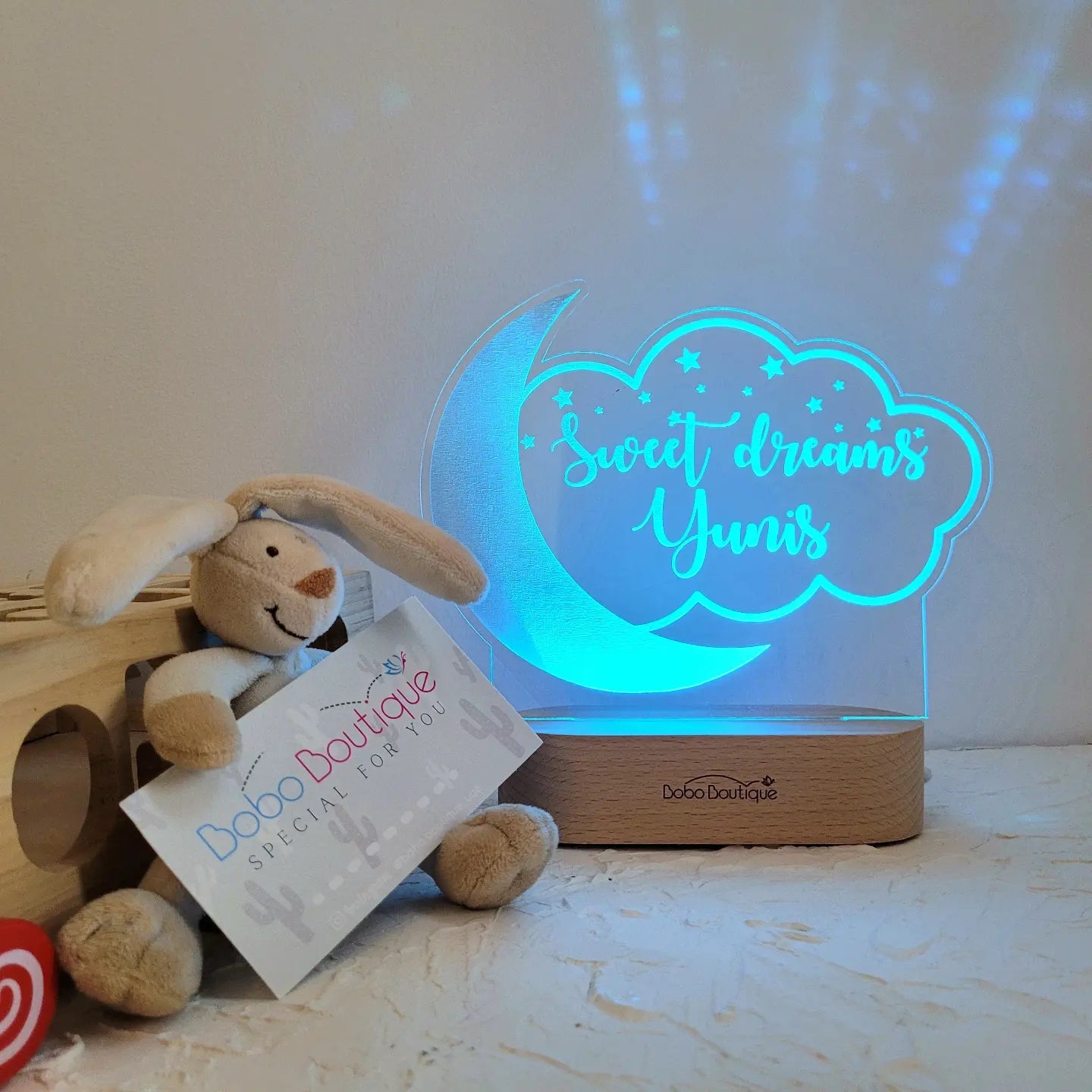 Personalized Night Light - Sweet Dreams - BOBO BOUTIQUE 