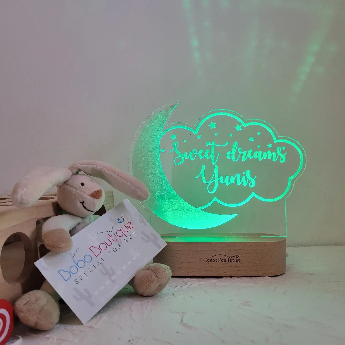 Personalized Night Light - Sweet Dreams - BOBO BOUTIQUE 