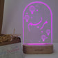Personalized Nursery Decor Night Light - Hot Air Balloons - BOBO BOUTIQUE 
