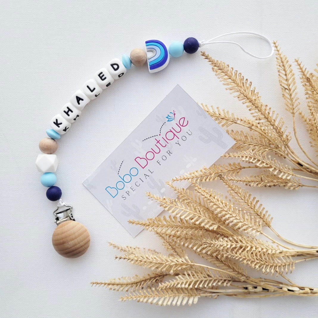 Personalized Pacifierclip Holder - BOBO BOUTIQUE 