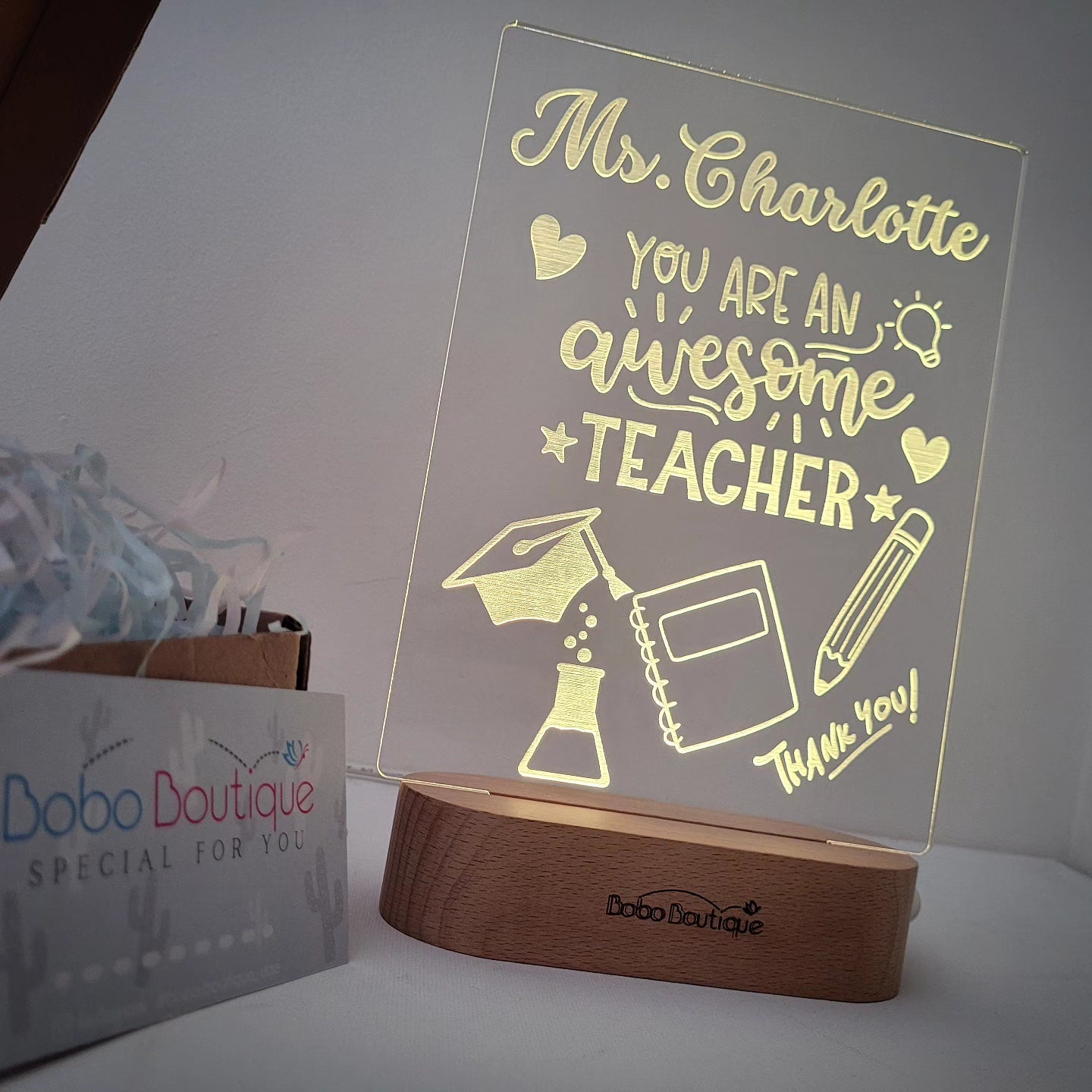 Teacher Gift - Awesome Teacher - BOBO BOUTIQUE 