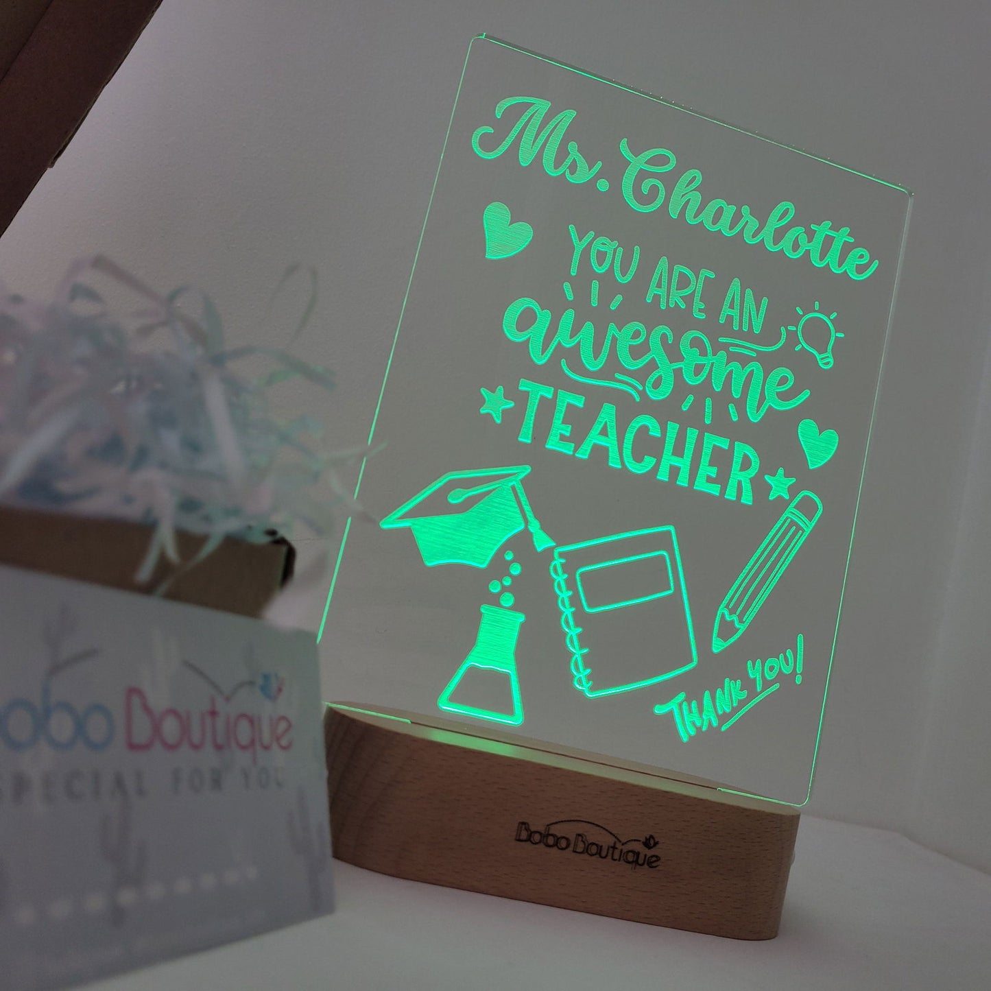 Teacher Gift - Awesome Teacher - BOBO BOUTIQUE 