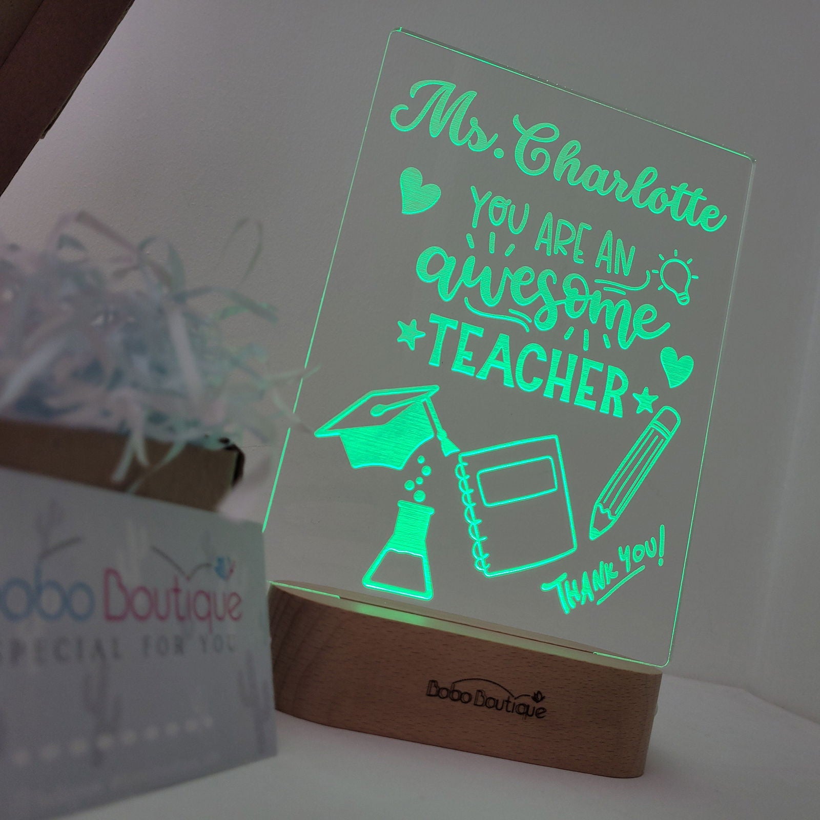 Teacher Gift - Awesome Teacher - BOBO BOUTIQUE 
