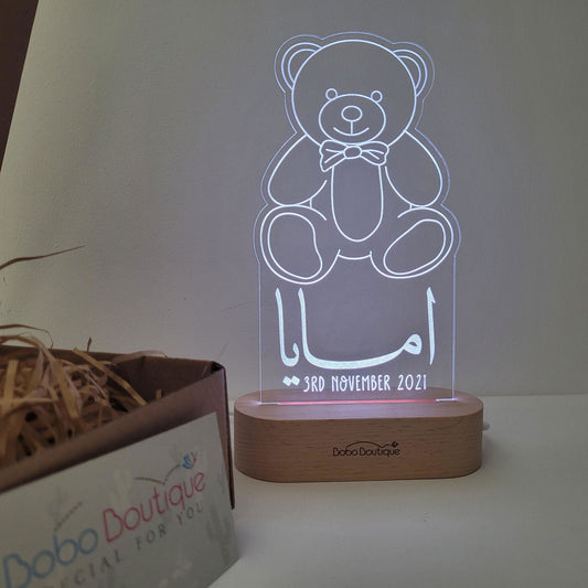 Teddy Bear Night Light - BOBO BOUTIQUE 