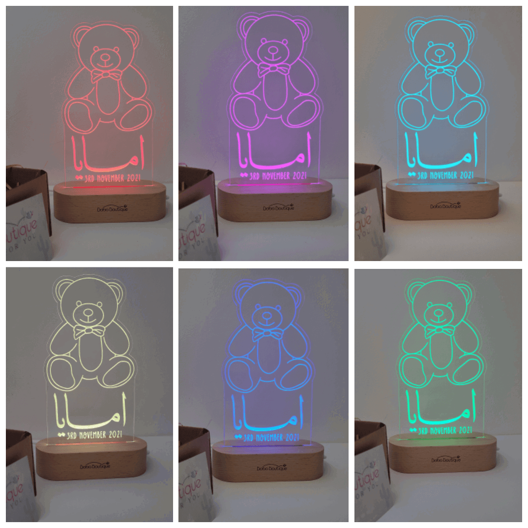 Teddy Bear Night Light - BOBO BOUTIQUE 