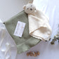 Gift Set - Green Blanket & Cream Comforter - BOBO BOUTIQUE