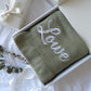 Ruffled Blanket - Green - BOBO BOUTIQUE 