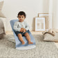 BabyBjörn Bouncer Bliss, Woven, Petal Quilt, Blue - BOBO BOUTIQUE